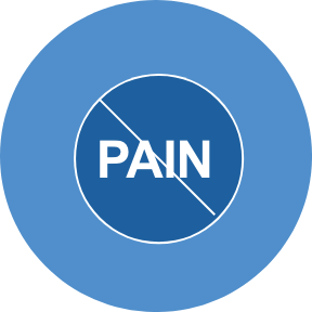 No pain icon